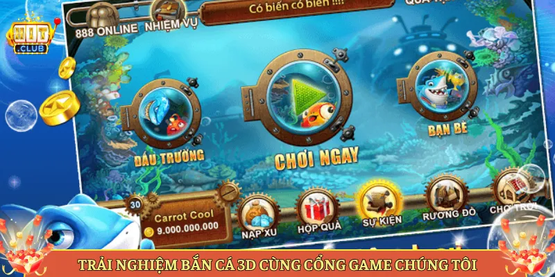 Trải Nghiệm Bắn Cá 3D Cùng Cổng Game Chúng Tôi