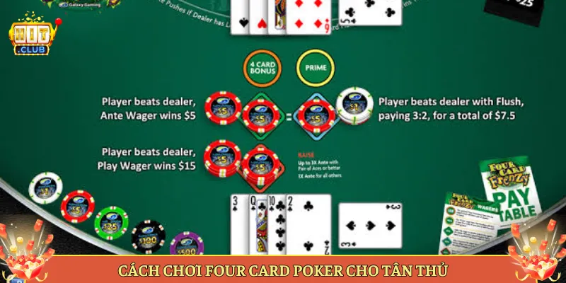 Cách Chơi Four Card Poker Cho Tân Thủ