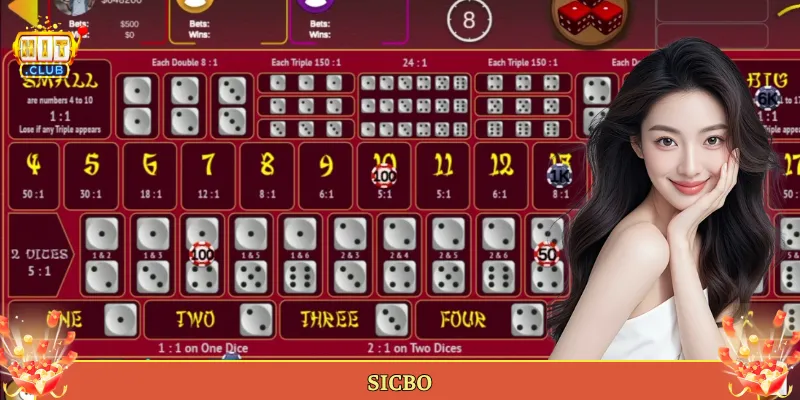 Sicbo Tại Hitclub Game Ba Viên Xúc Xắc Đỏ Đen Cực Cuốn.