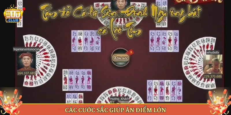 Các Cước Sắc Giúp Ăn Điểm Lớn